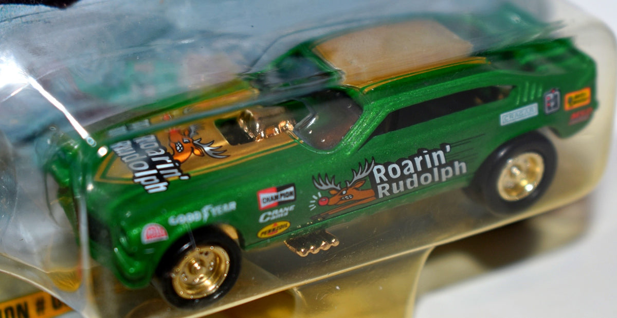 Johnny Lightning Dragsters USA Holiday Set - Roaring' Rudolpf 1971 Chevrolet Vega NHRA Funny Car