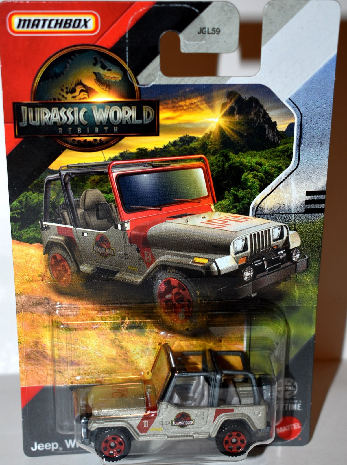 Matchbox Jurassic World Rebirth - Jeep Wrangler