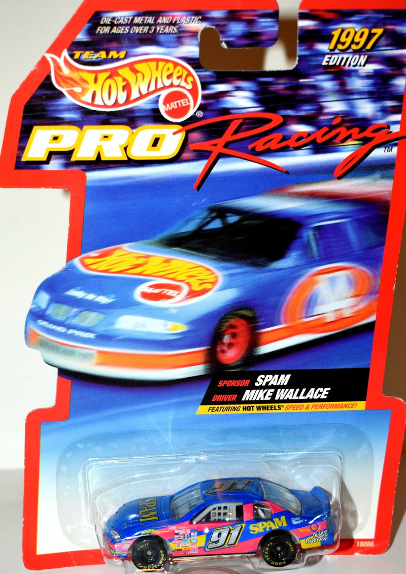 Hot Wheels Pro Racing - 1997 Edition - Mike Wallace SPAM Pontiac Grand Prix Stock Car