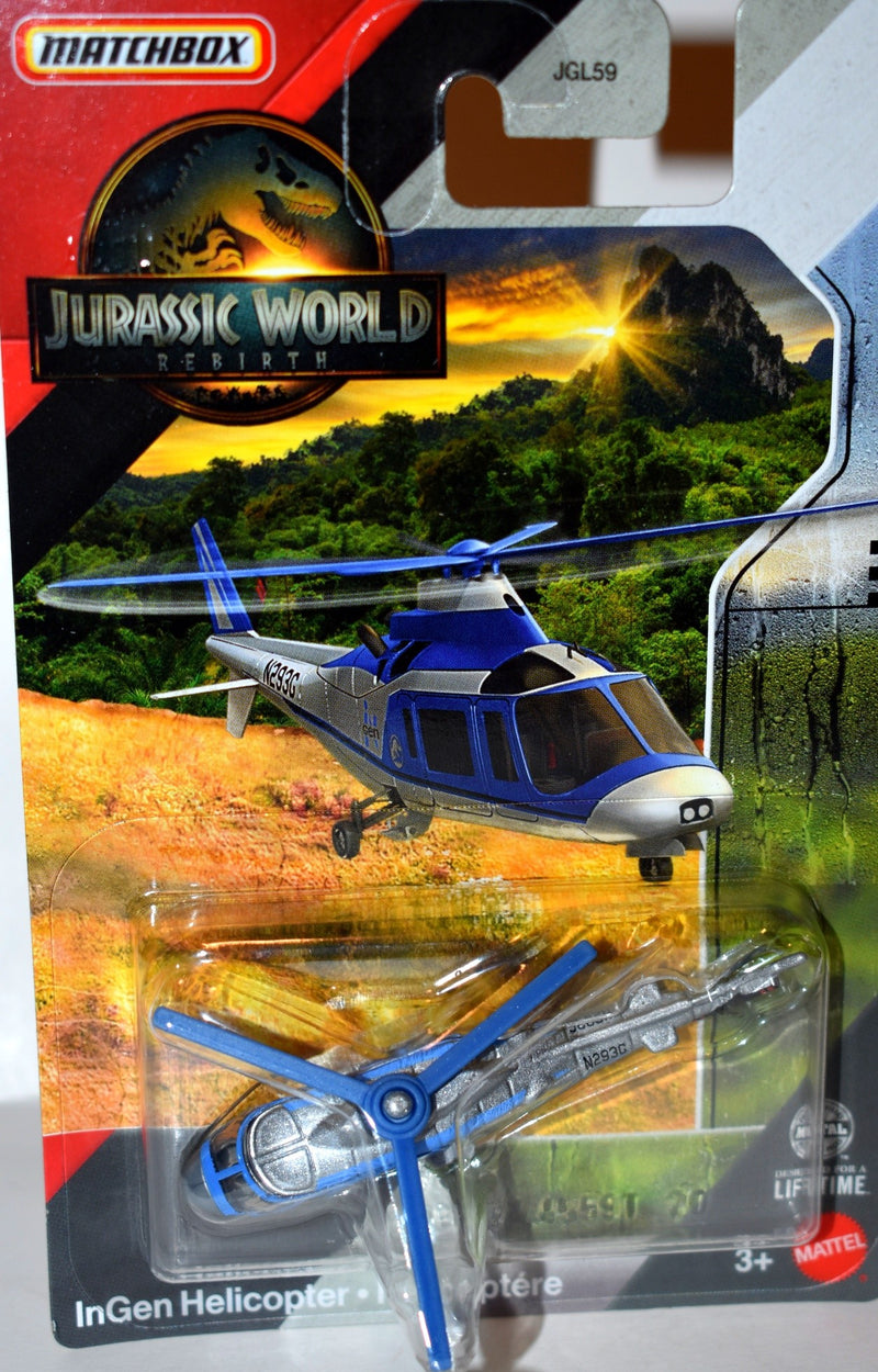 Matchbox Jurassic World Rebirth - InGen Helicopter