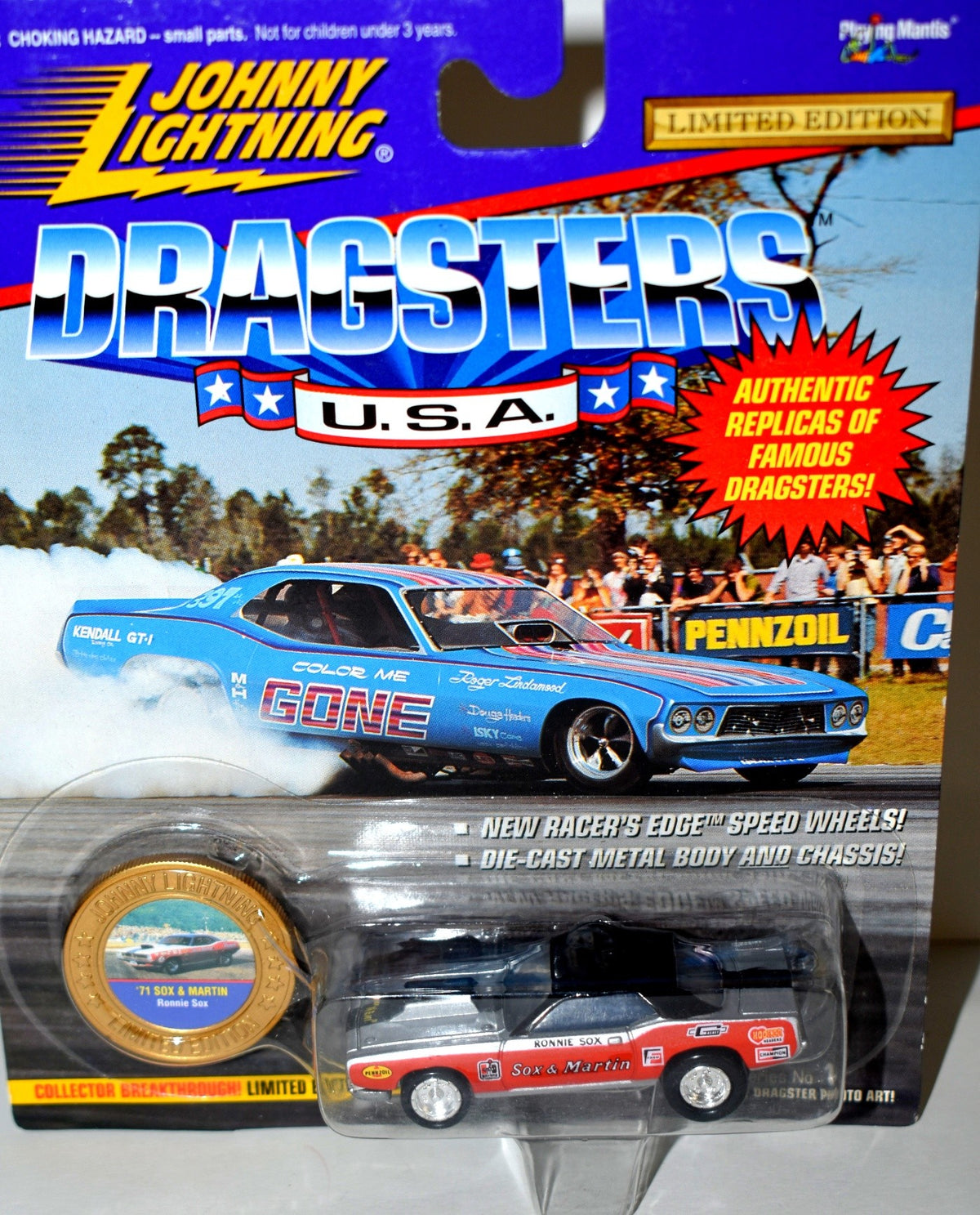 Johnny Lightning - Sox & Martin Plymouth Cuda NHRA Pro Stock