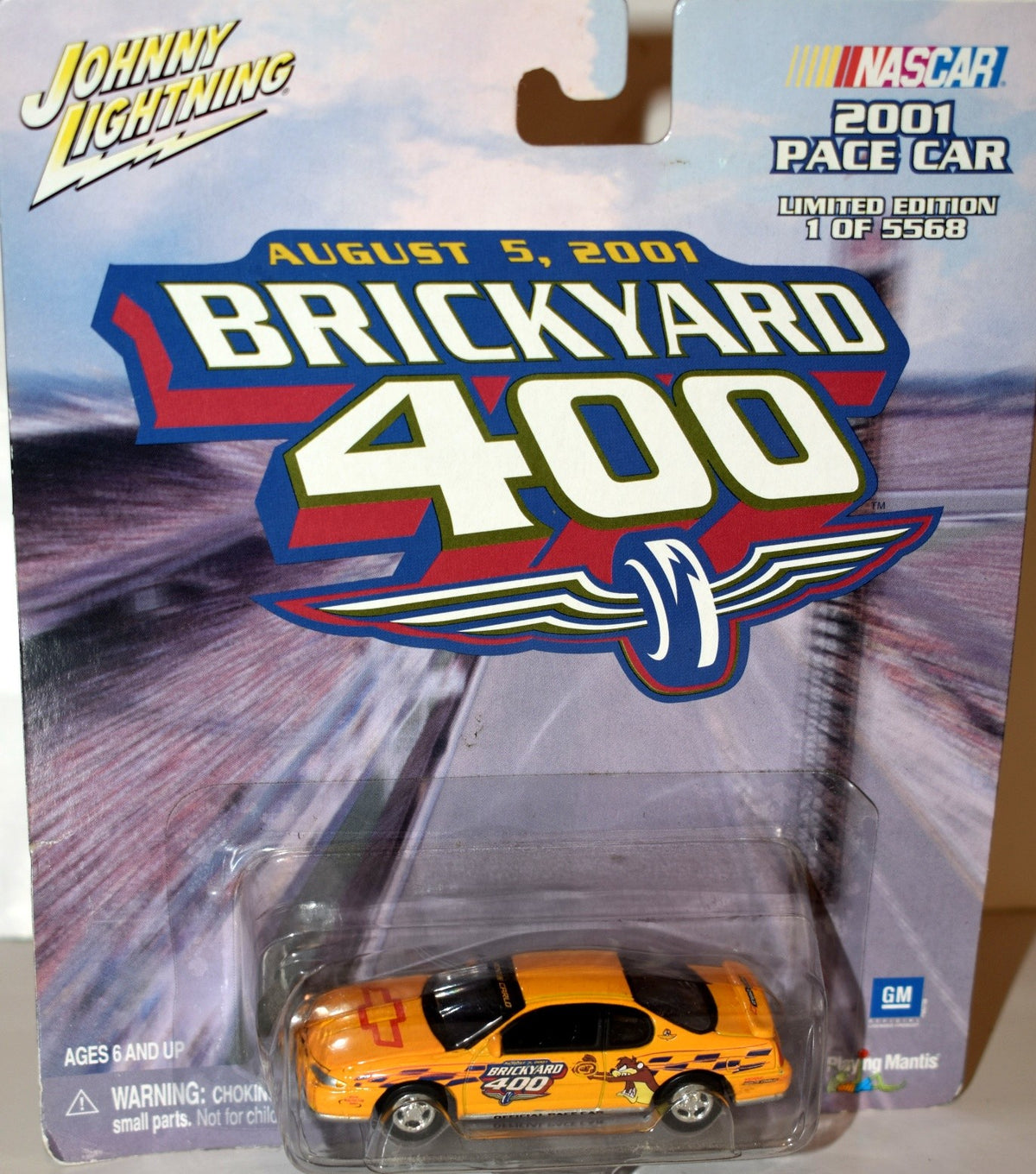 Johnny Lightning LE Promo - 2001 Brickyard 400 Chevrolet Monte Carlo Pace Car