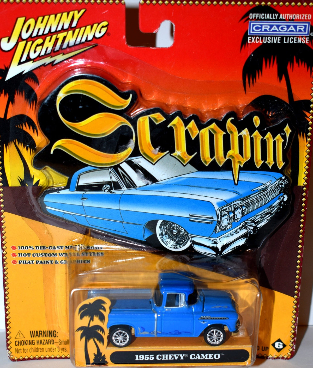 Johnny Lightning 1955 Chevrolet Cameo Lowrider Pickup Truck
