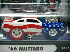 Muscle Machines Stars and Stripes Chase Car - 1966 Ford Mustang Fastback