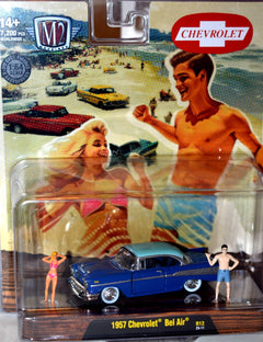 M2 Diorama Sets -  1957 Chevrolet Bel Air Beach Diorama Set