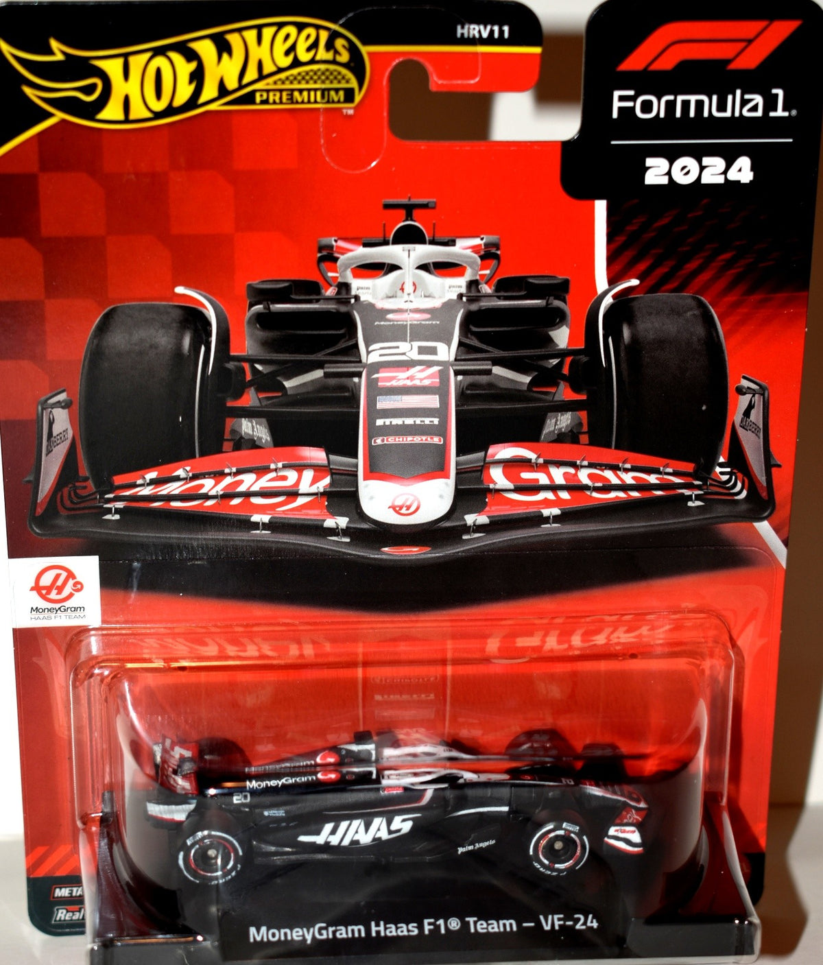 Hot Wheels Formula 1 - 2024 Series - MoneyGram Hass F1 Team - VF-24