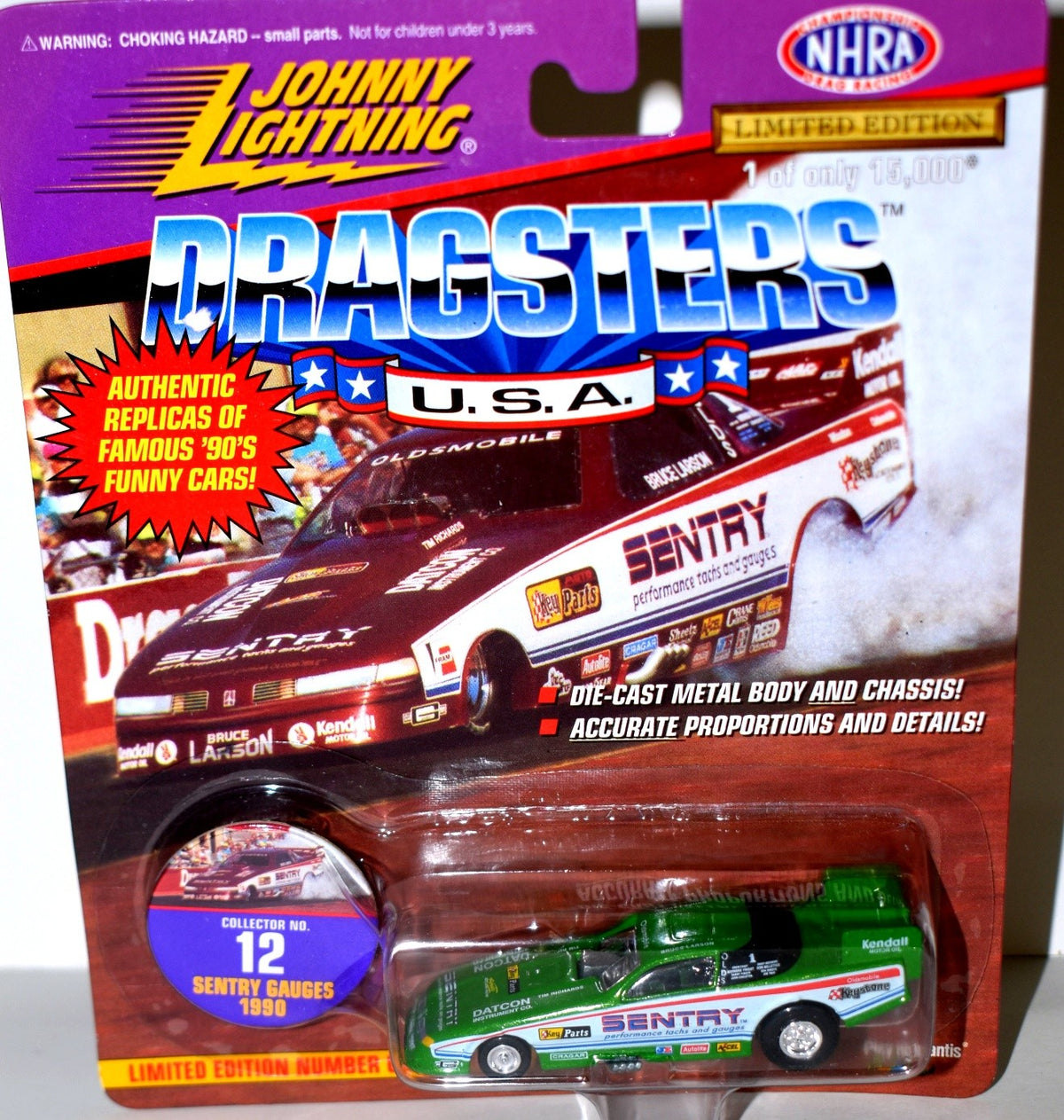 Johnny Lightning - Bruce Larson 1990's Sentry Oldsmobile Cutlass Funny Car