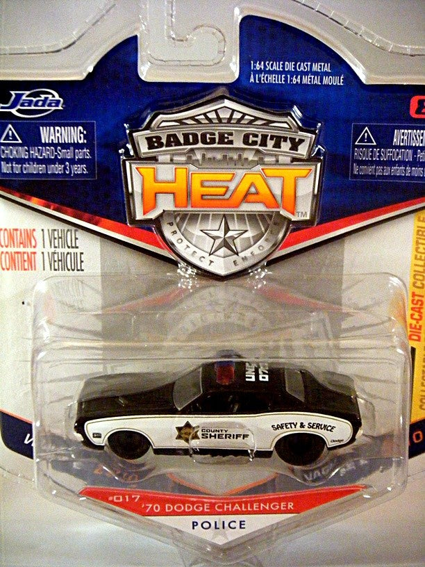Jada - Badge City Heat - Dodge Callenger Sheriff Police Car