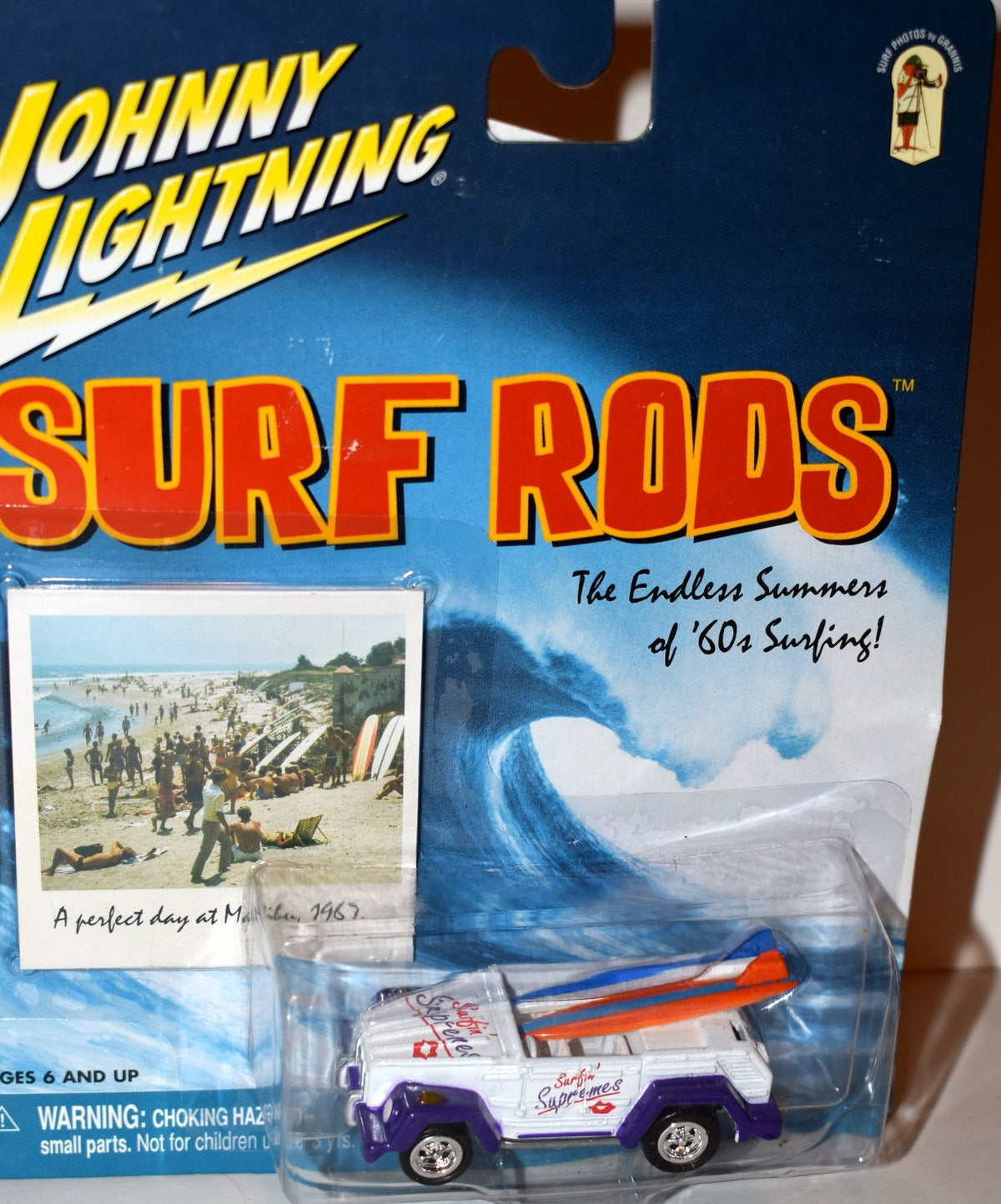 Johnny Lightning  -  Surf Rods  - Surfin' Supremes Volkswagen Type 181 Thing