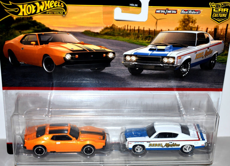 Hot Wheels Premium -  AMC Muscle Car Set - 1971 AMC Javelin & AMC Rebel Machine