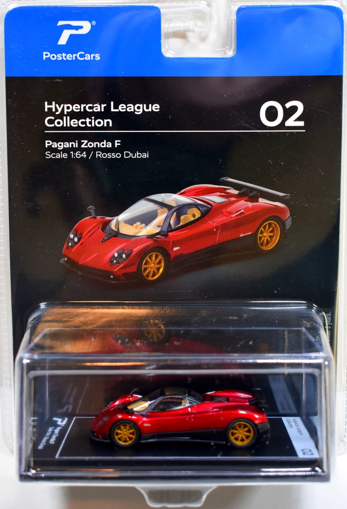 KiNSMART PosterCars - Hypercar League Collection - Pagani Zonda F