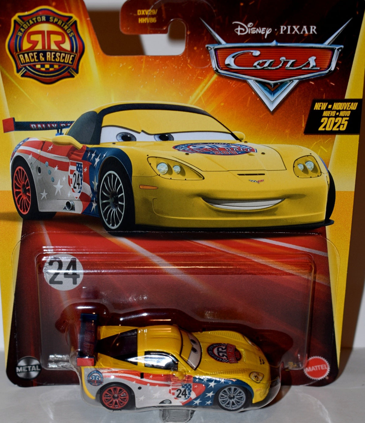 Disney CARS - New for 2025 - Race & Rescue Series - Jeff Corvette Z06