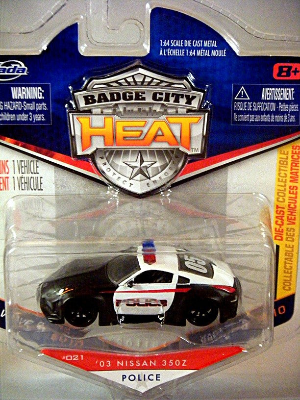 Jada Badge City Heat - Nissan 350Z Police Car
