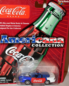 Johnny Lightning - Coca-Cola Americana Collection - 2000 Chevrolet Camaro Convertible