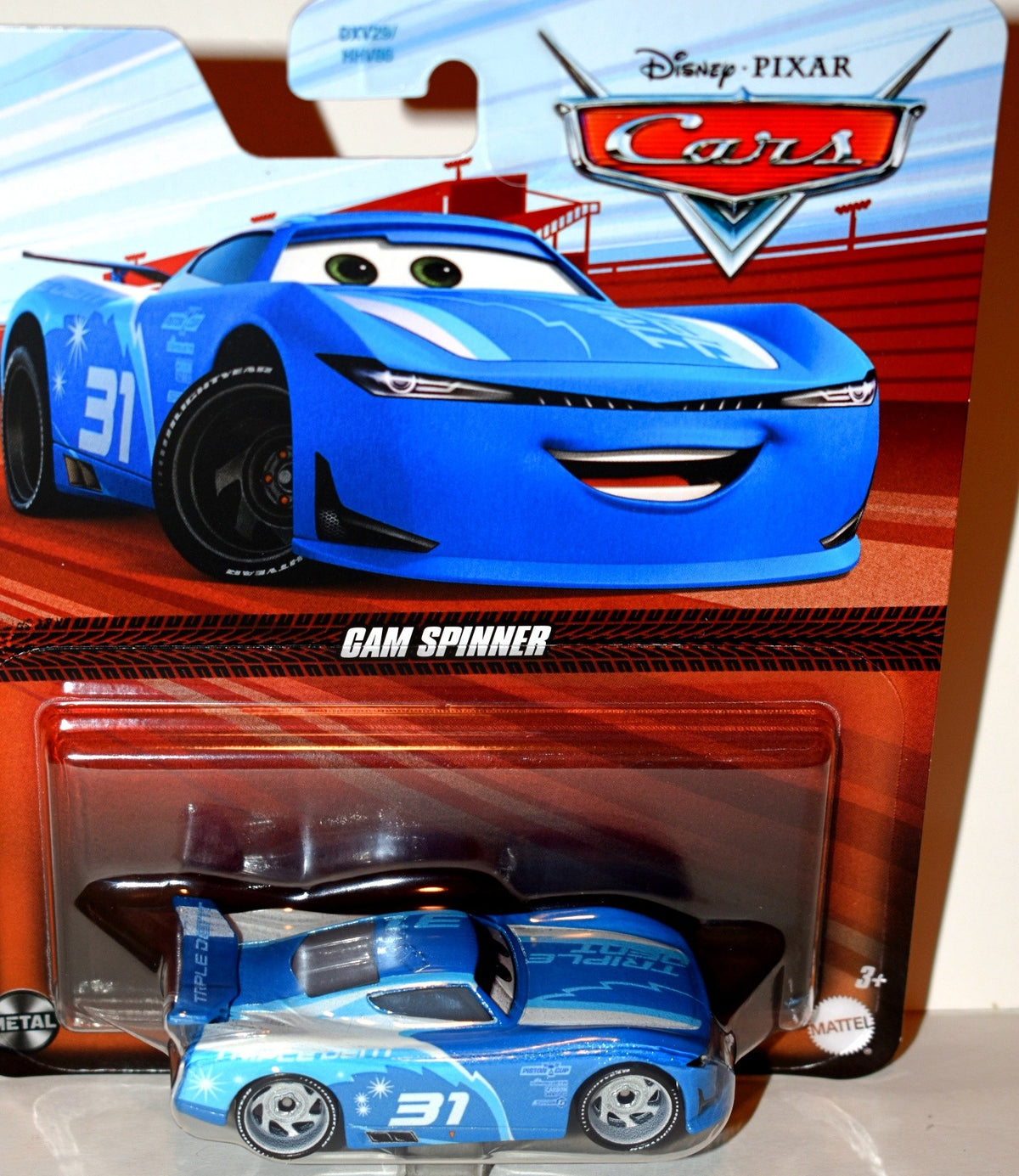 Disney Cars -  Cam Spinner - NASCAR Piston Cup Stock Car