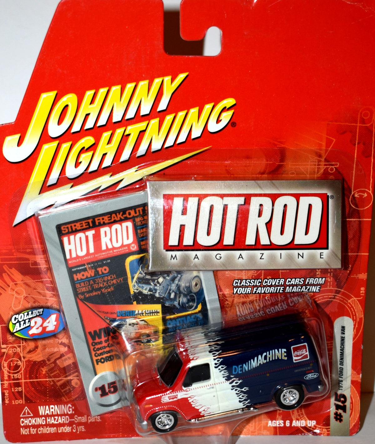 Johnny Lightning Hot Rod Magazine – Levi's DeniMachine Ford Van