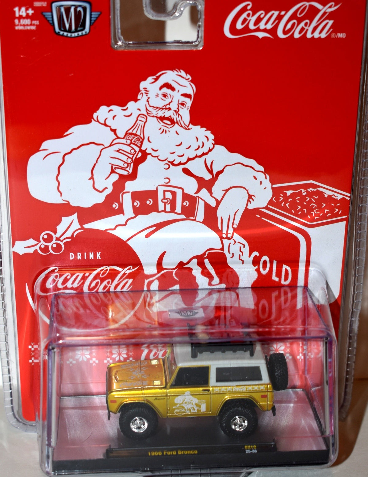 M2 Machines - Coca-Cola Christmas  -  Santa 1966 Ford Bronco