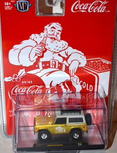 M2 Machines - Coca-Cola Christmas  -  Santa 1966 Ford Bronco