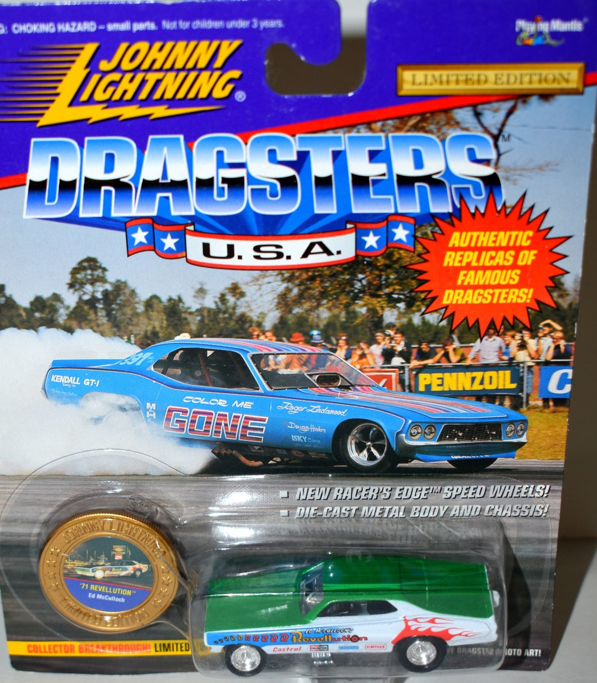 Johnny Lightning 1971 Dodge Demon Revelloution NHRA Funny Car