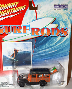 Johnny Lightning Surf Rods - 1931 Ford Surf Woody Wagon