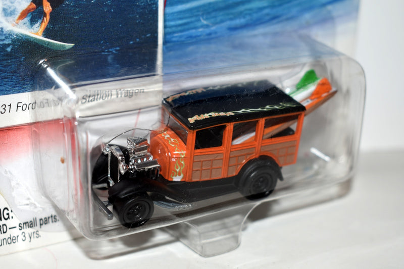 Johnny Lightning Surf Rods - 1931 Ford Surf Woody Wagon