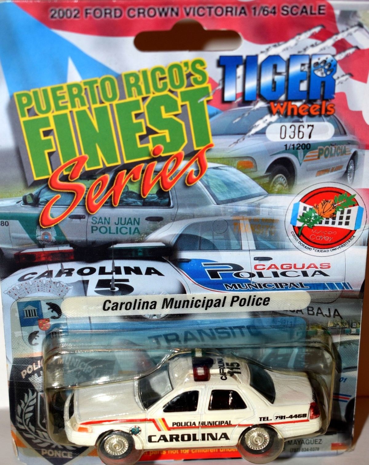 Tiger Wheels - Puerto Rico's Finest Series - 2002 Ford Crown Vic Carolina Municipal Police
