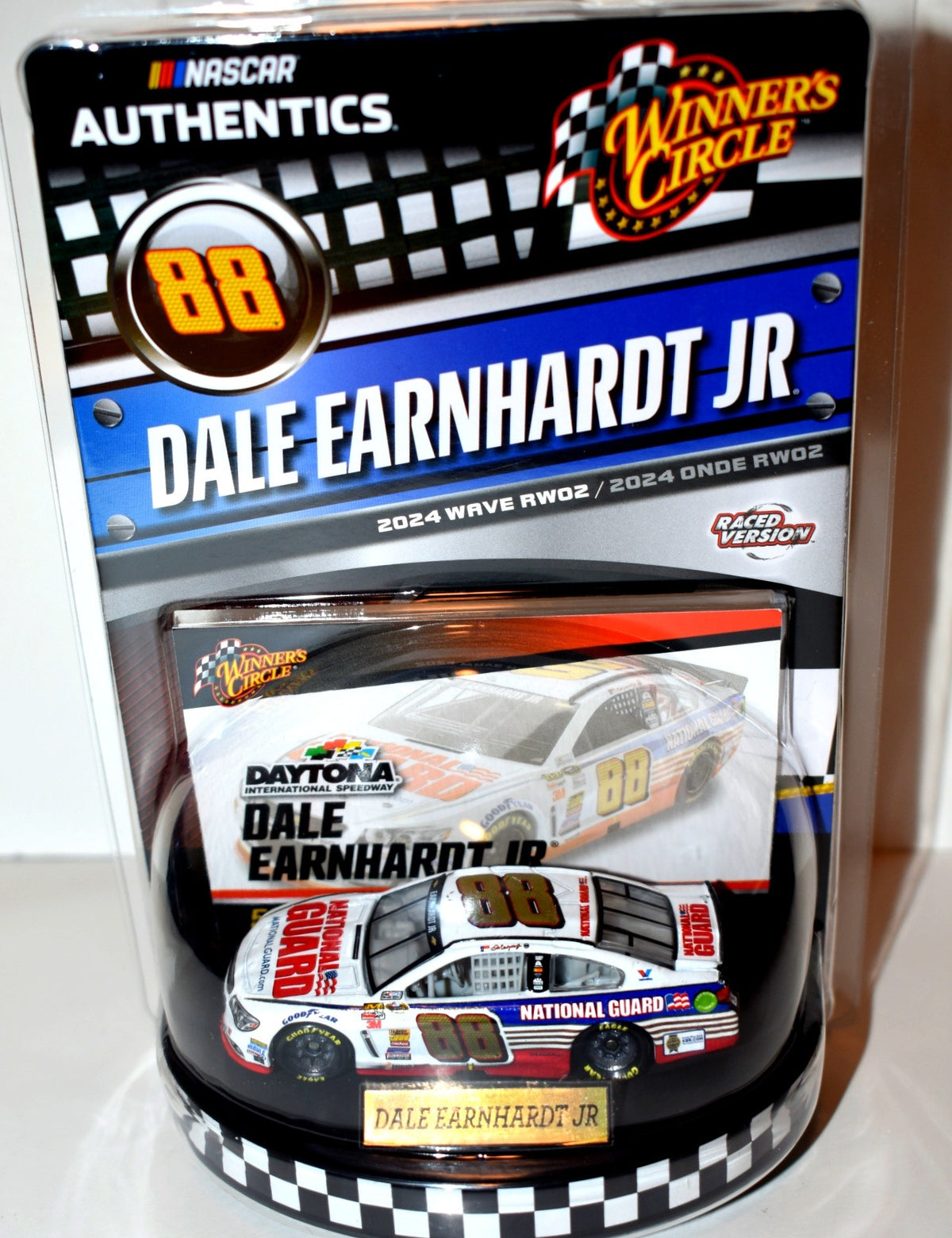 Winners Circle - NASCAR Authentics:  Dale Earnhardt Jr Daytona Winning National Guard Chevrolet SS