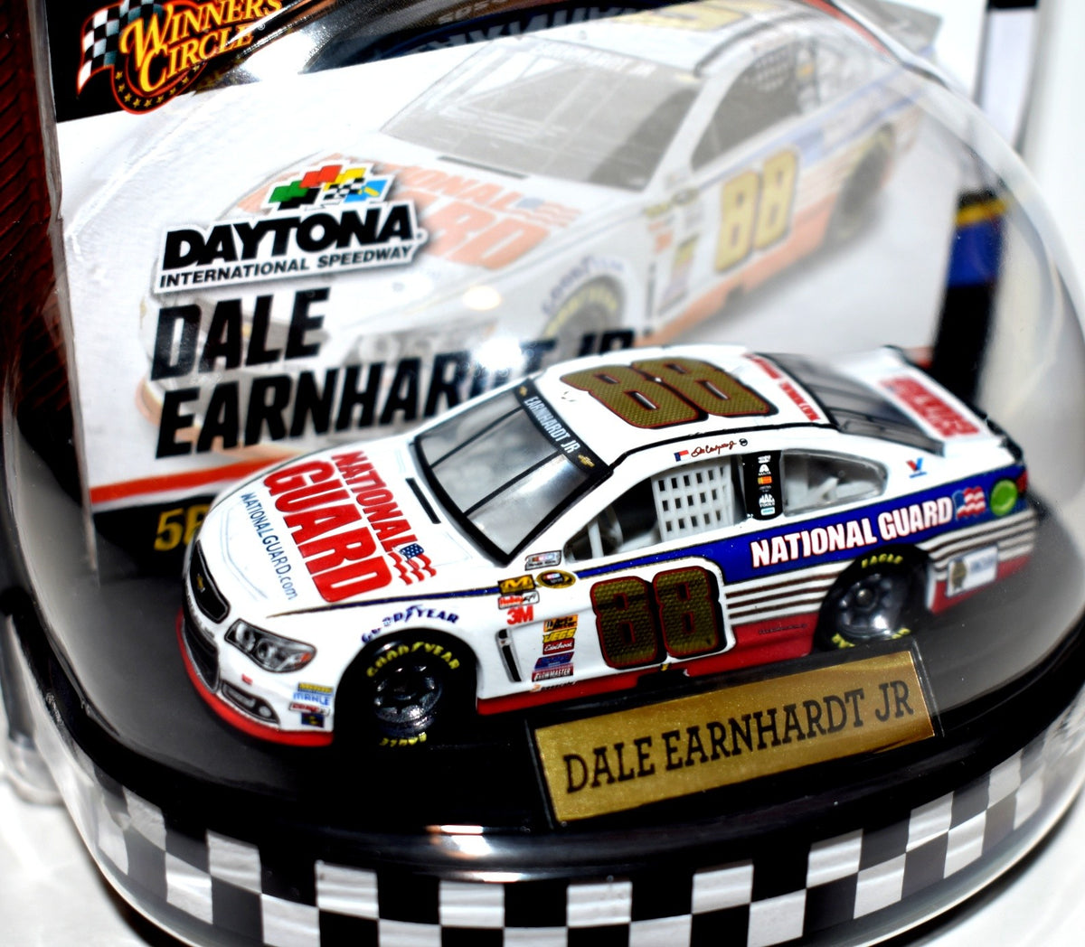 Winners Circle - NASCAR Authentics:  Dale Earnhardt Jr Daytona Winning National Guard Chevrolet SS