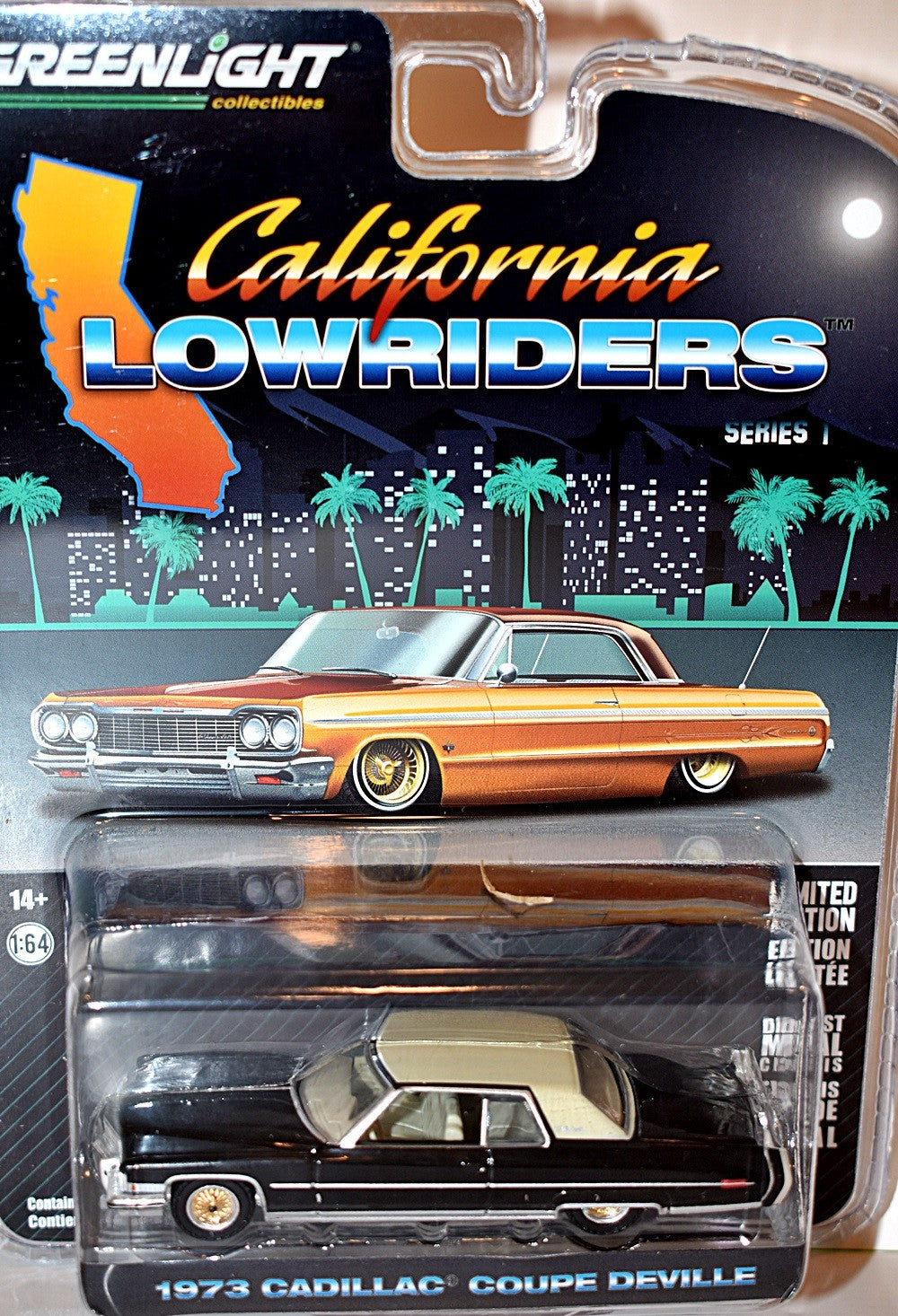Greenlight - California Lowriders - 1973 Cadillac Coupe DeVille