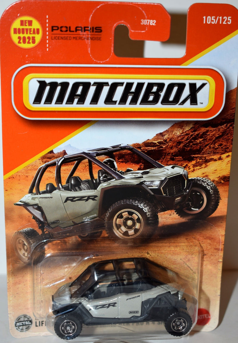 Matchbox -  New for 2025 - 2025 Polaris RZR Pro R 4 Sport