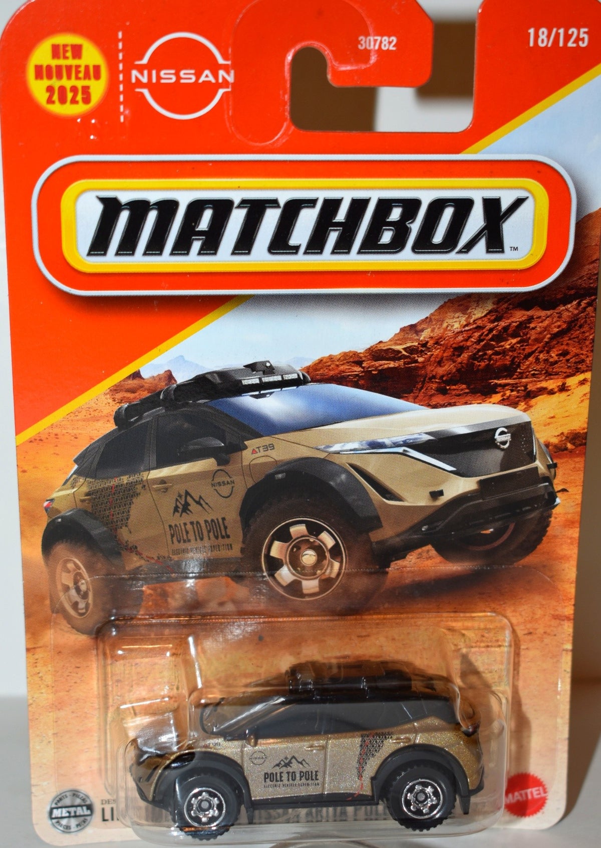 Matchbox  Nissan Ariya Pole to Pole EV Expedition Truck
