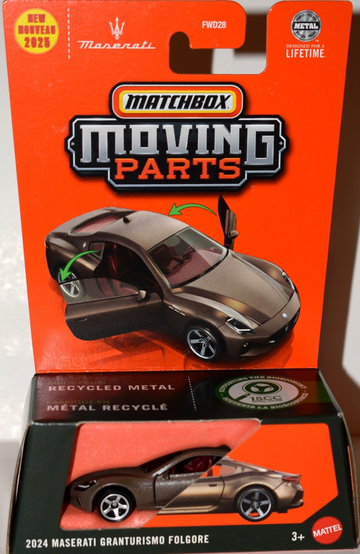 Matchbox Moving Parts - New for 2025 - 2024 Maserati Granturismo Folgore
