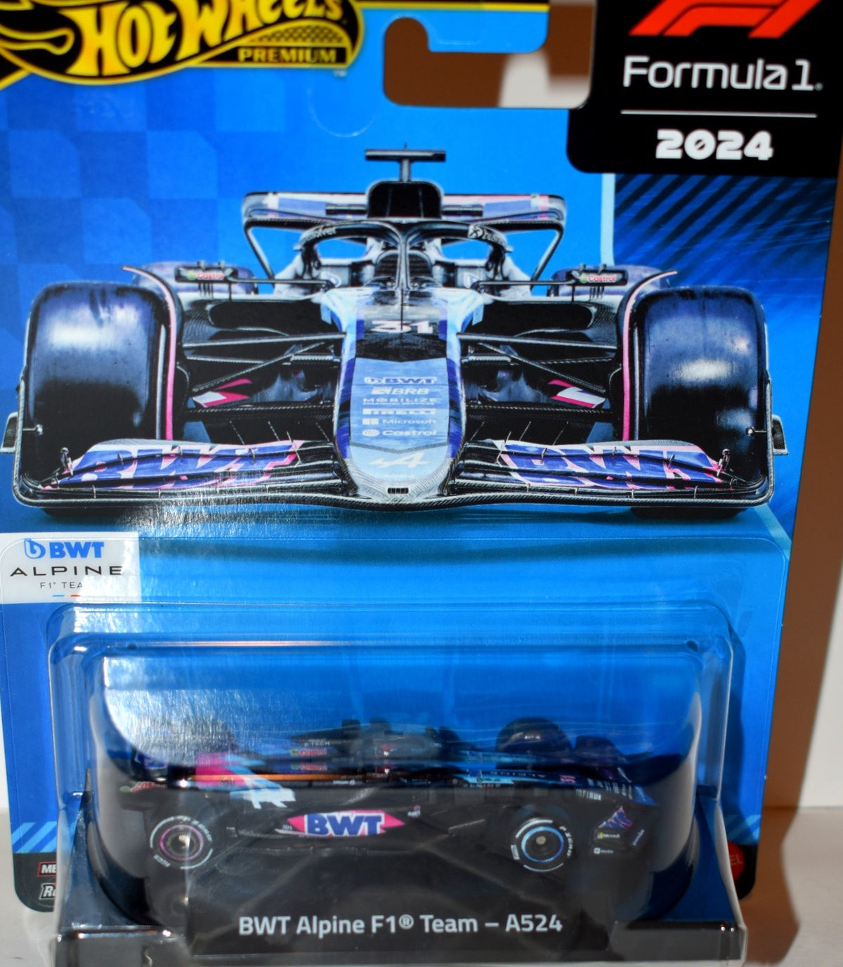 Hot Wheels Formula 1 - 2024 Series - BWT Alpine F1 Team - A524