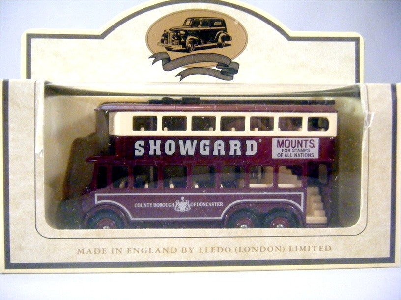Lledo Promo Model - 1931 AEC Renown Double Decker Bus - Showgard Mounts