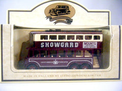 Lledo Promo Model - 1931 AEC Renown Double Decker Bus - Showgard Mounts