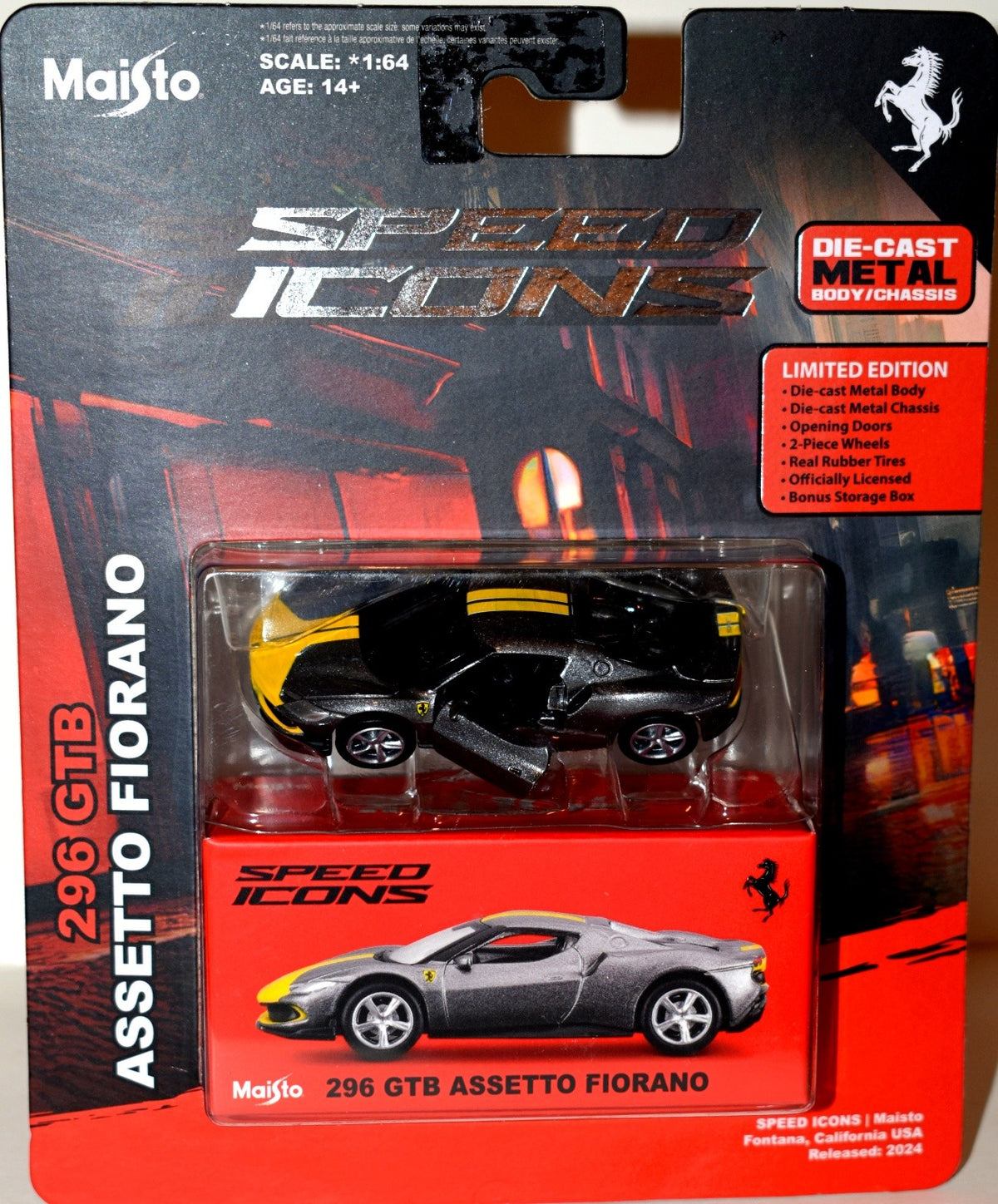 Maisto Speed Icons - Ferrari 296 GTB Assetto Fiorano