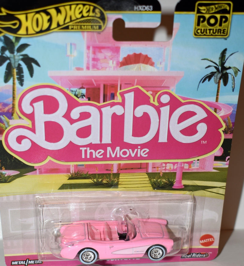Hot Wheels Premium - Pop Culture - Barbie 1957 Chevy Corvette