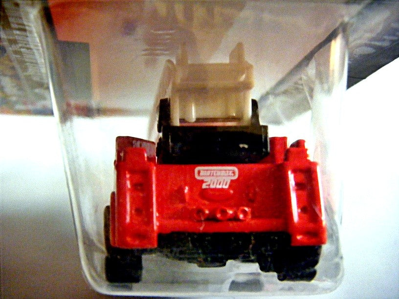 Matchbox 2000 Millennium Logo Chase Series - Cleveland Fire Department Ladder Truck