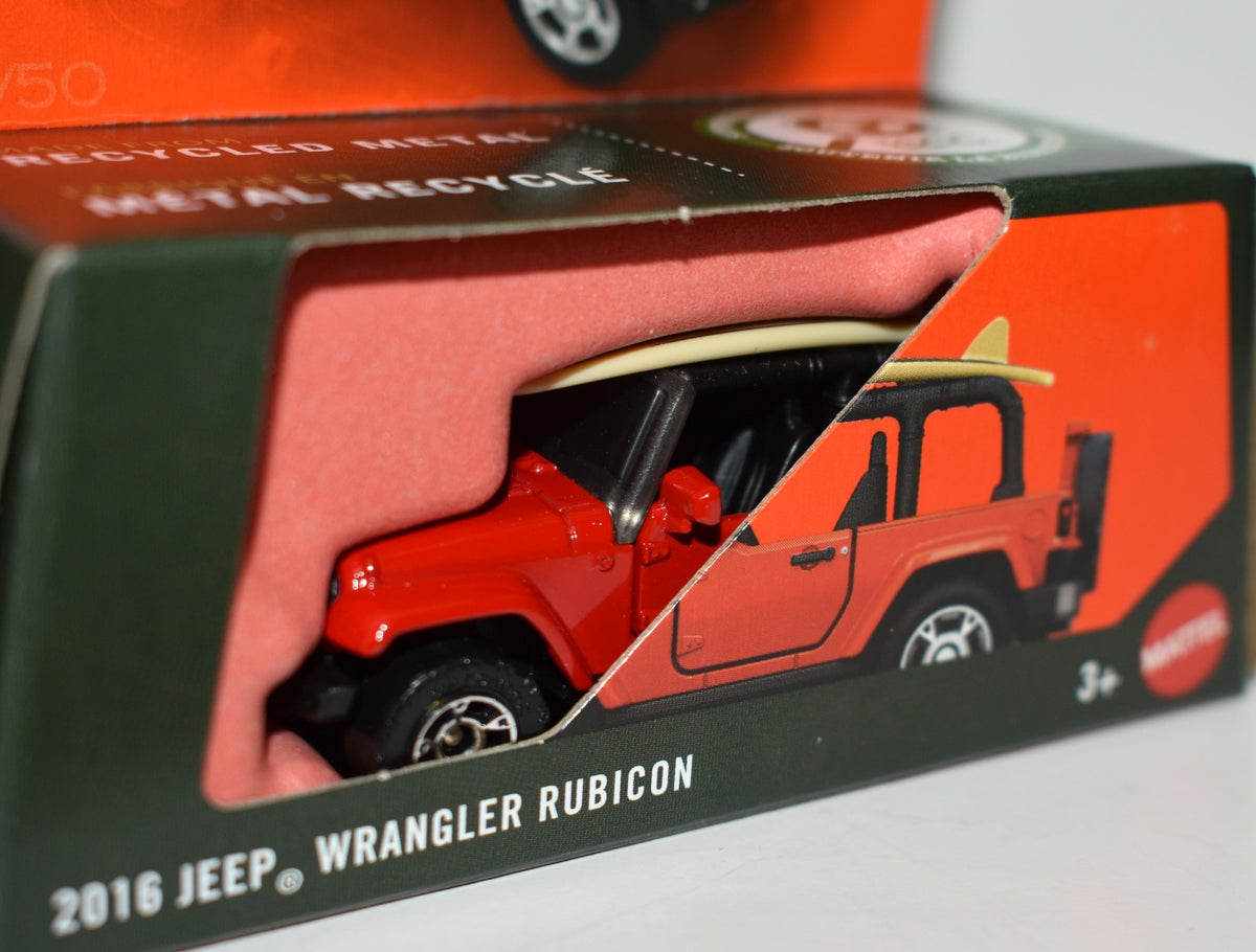 Matchbox Moving Parts -  - 2016 Jeep Wrangle Rubicon with Surfboards
