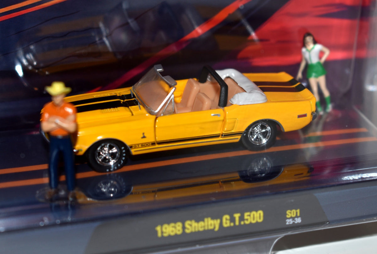 M2 Diorama Sets -  M2 Diner - 1968 Shelby GT 500 Mustang Diorama Set