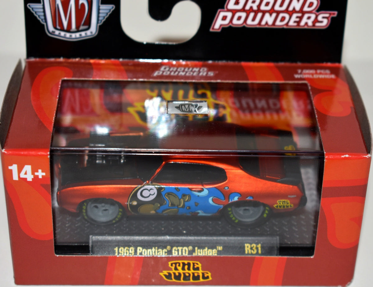 M2 Machines Ground Pounders -  1969 Pontiac GTO Judge