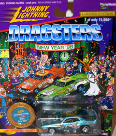 Johnny Lightning Dragsters USA 1998 Baby New Year Dodge Challenger Promo