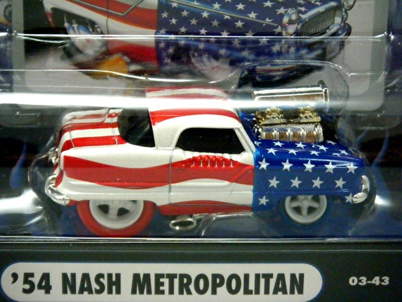Muscle Machines Stars and Stripes Chase Car - 1954 Nash Metropolitan
