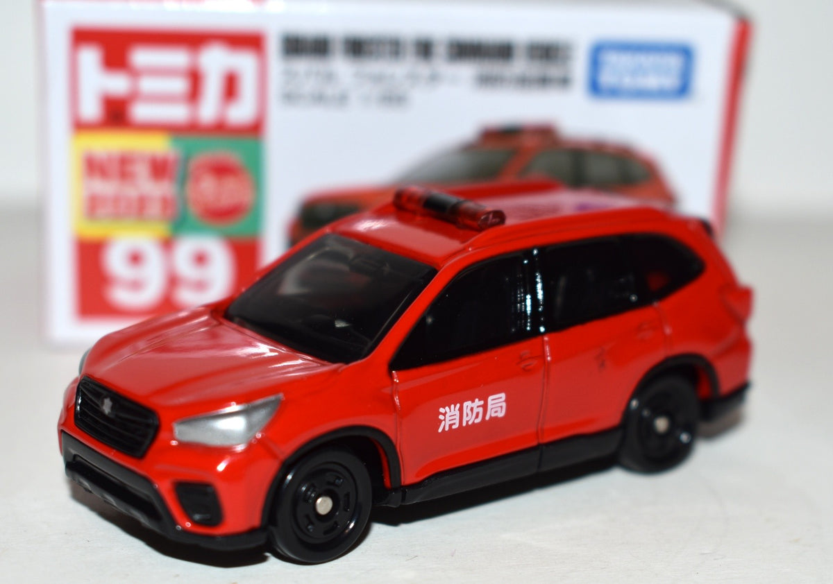 Tomica -  New for 2023 - #99 - Subaru Forrester Fire Command Vehicle