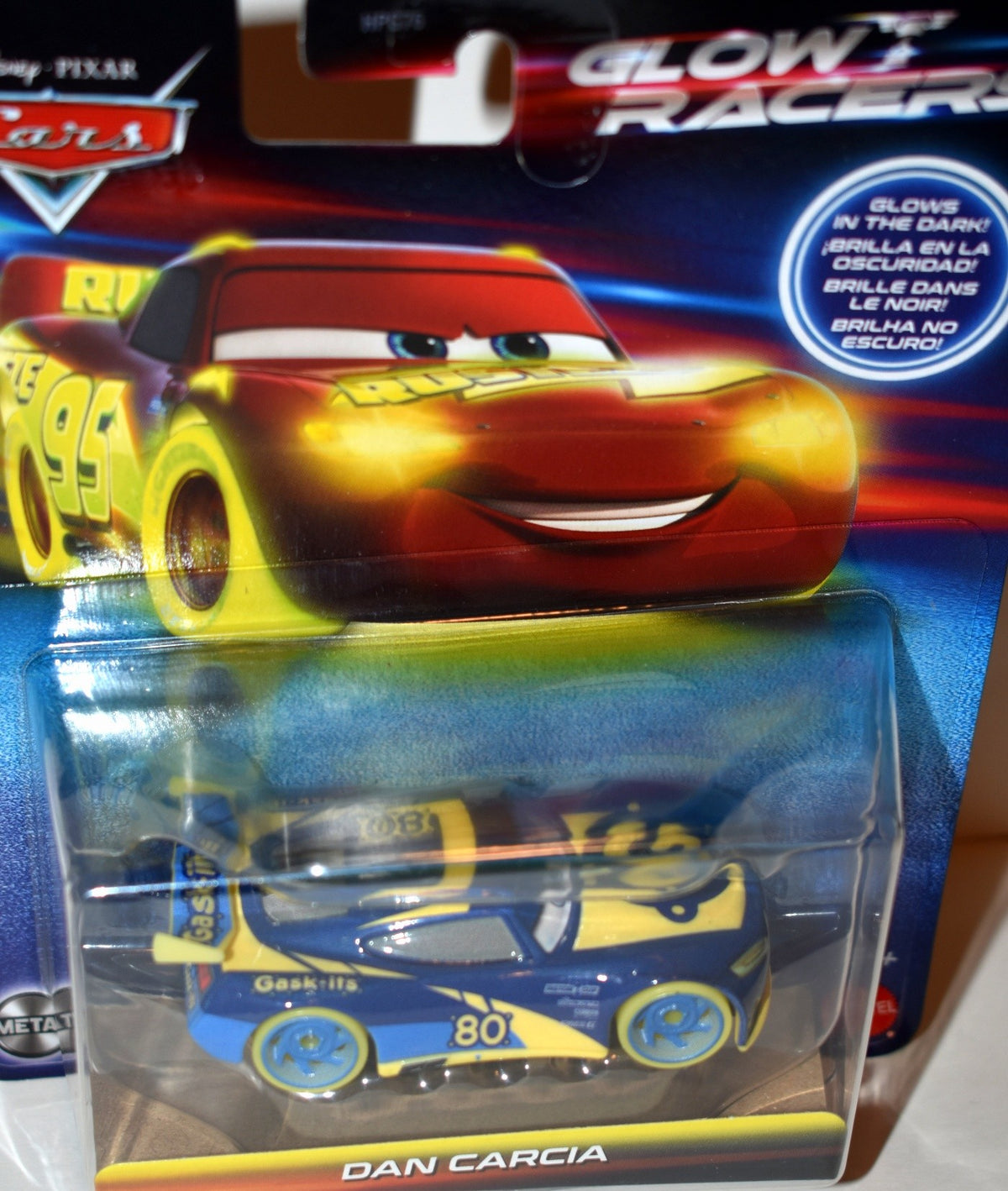 Disney Cars - Glow Racers - Dan Garcia NASCAR Stock Car