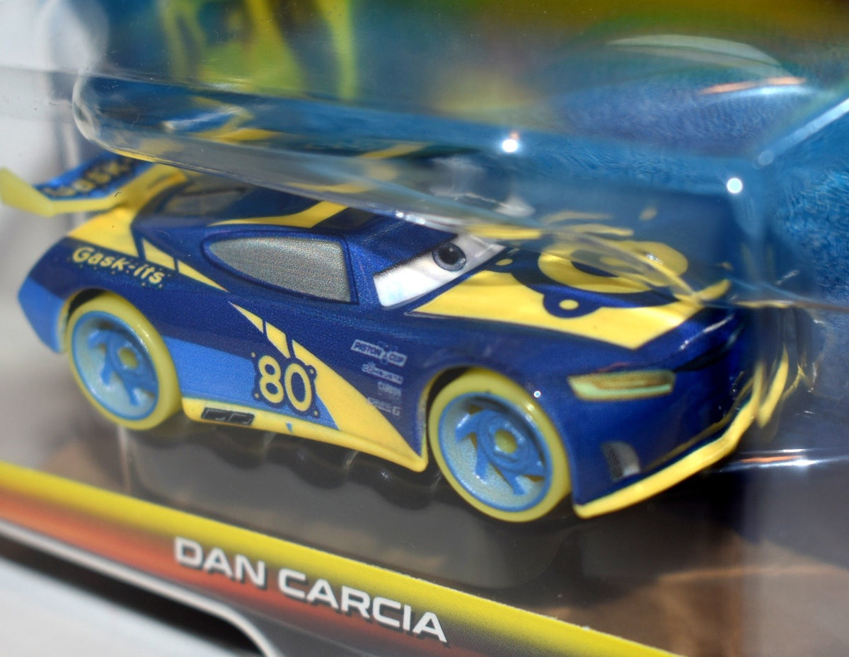 Disney Cars - Glow Racers - Dan Garcia NASCAR Stock Car