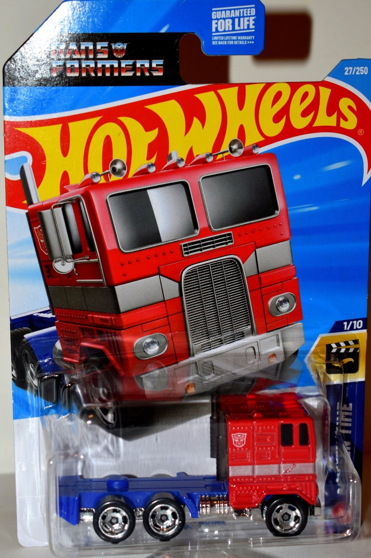 Hot Wheels - Transformers - Autobot Optimus Prime Freightliner FL86 Cabover
