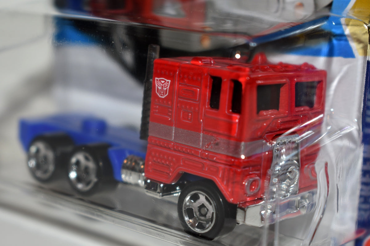 Hot Wheels - Transformers - Autobot Optimus Prime Freightliner FL86 Cabover