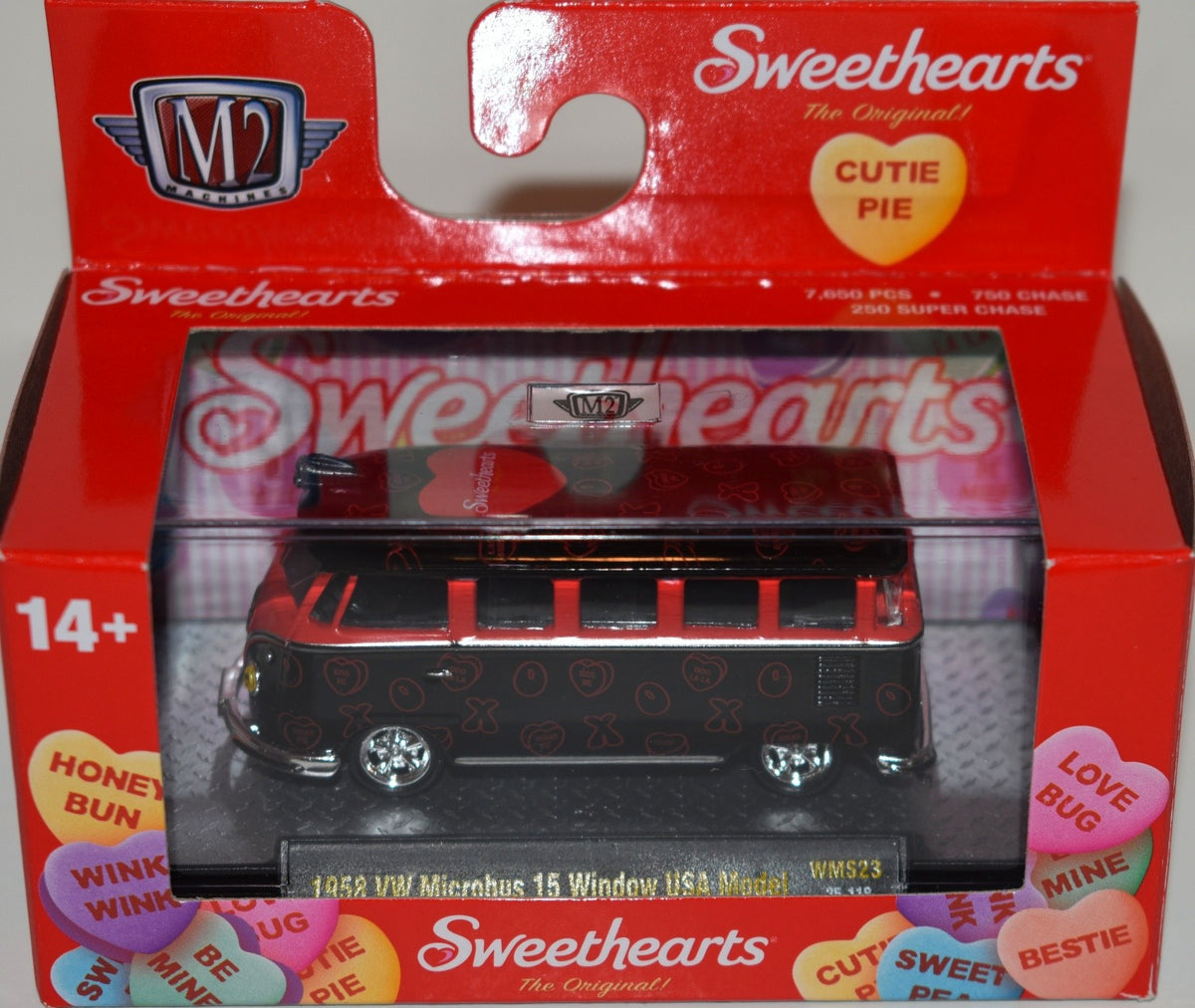 Valentines Day - M2 Machines  Sweethearts - 1958 VW Microbus 15 Window USA Model