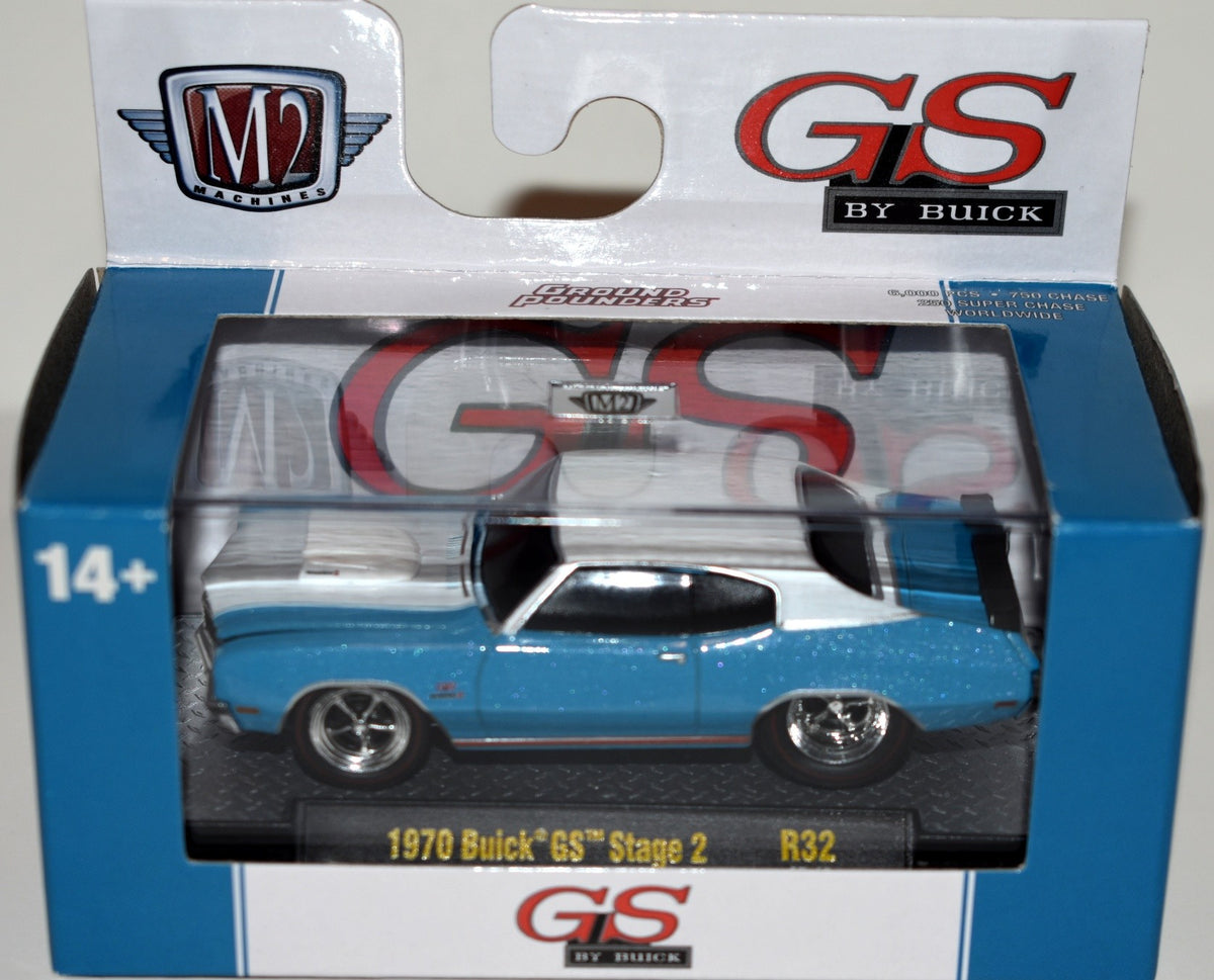 M2 Machines Ground Pounders - 1970 Buick GS Stage 2